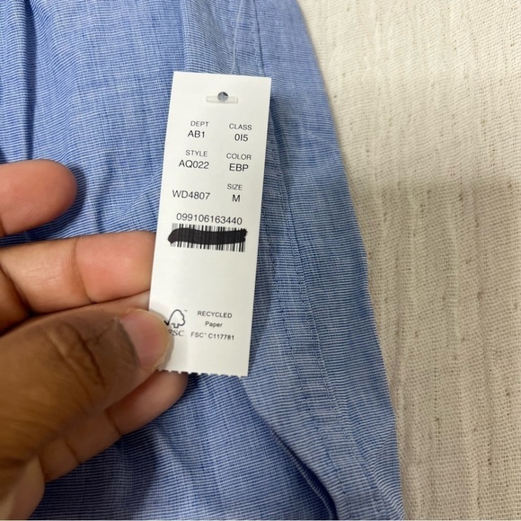 J. Crew patterned boxers for men in blue M Medium - Picture 4 of 4